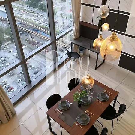 Pinnacle Pj, Romantic City View, 1-4 Guests Designed Duplex Home By Flexihome-My Petaling Jaya Exterior photo